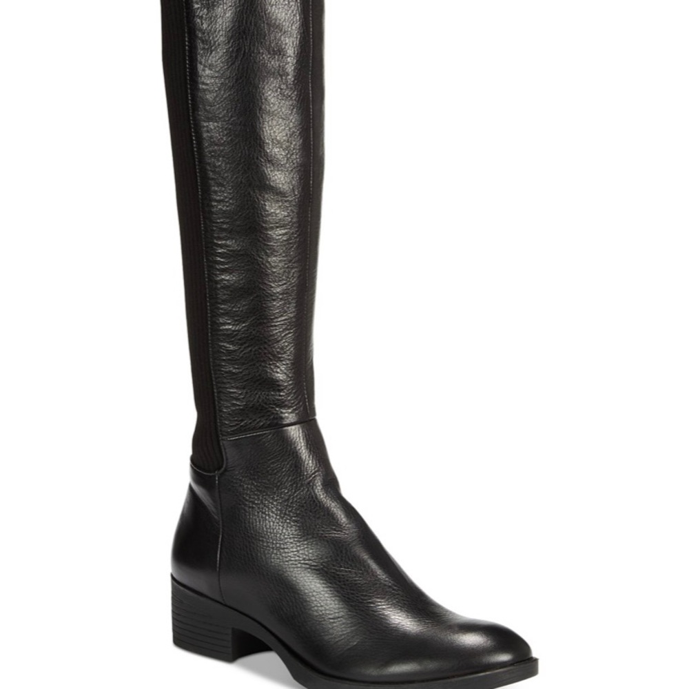 Kenneth Cole Black Levon riding boot